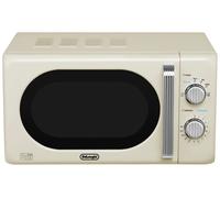 De'Longhi Argento Flora 800W Standard Microwave - Cream