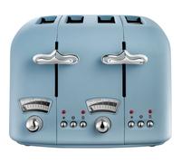 De'Longhi Argento Flora CT04.AZ 4 Slice Toaster - Agave Blue