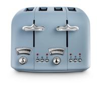 De'Longhi Argento Flora CT04.AZ 4 Slice Toaster - Agave Blue