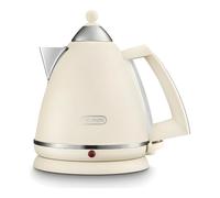Delonghi Argento Flora Electric Jug Kettle Stainless Steel 3000W 1.7 Litre Beige