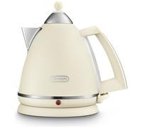 De'Longhi Argento Flora KBX3016.BG Kettle with 1.7L Capacity, 360 Swivel Base & cord storage, Cream Beige