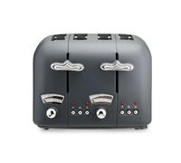 Delonghi Argento Silva 4 slice Grey Toaster CT04.GY - Grey
