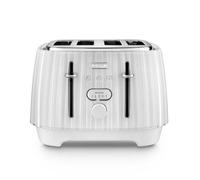 Delonghi Ballerina 4 slice Opaline White Toaster - White