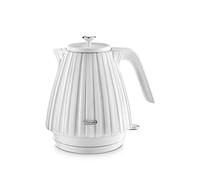 De'Longhi Ballerina Electric Kettle, 360° Swivel Base, Water Level Indicator, Cord Storage, KBD3001.W, 3000 W, UK PLUG, White