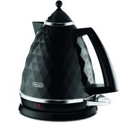De'Longhi Brillante KBJ3001BK Electric Jug Kettle, 3000W, 1.7L, Rapid Boil BLACK