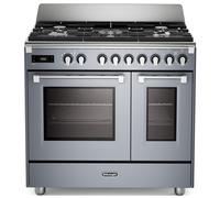 Delonghi BS965TMXS 90cm Wide Bassano Dual Fuel Range Cooker in Slate G