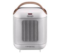 DELONGHI Capsule Ceramic Heater, 1800W, HFX30C18.IW in White | Size: Single Delonghi White Single