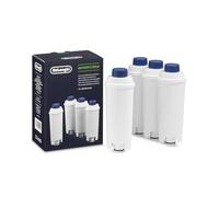 De'Longhi Water Filter DLSC321 - Softener and Purifier for Coffee Makers, Active Carbon Filter for Machines, Maintenance Accessory, 8 Months Duration, 4 Filters