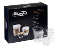 De'Longhi Connoisseur Collection Glasses DLSC302 Double Wall Coffee Gift Set x6