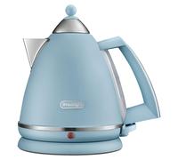 DELONGHI Cordless Jug Kettle, 1.7L Argento, Pink in Blue Delonghi Blue