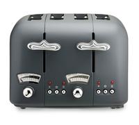 De'Longhi Argento Silva CT04.GY, 4 Slice Toaster Grey