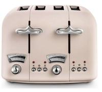 De'Longhi CT04.PK Argento Flora 4 Slice Toaster - Pink