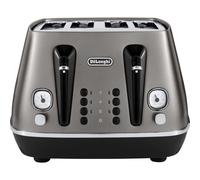 De'Longhi CTIN4003.TB Distinta X 4 Slice Toaster Titanium