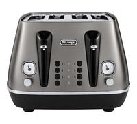 De'Longhi CTIN4003.TB Distinta X 4 Slice Toaster Titanium
