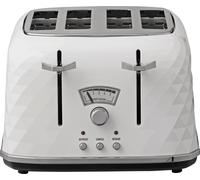 De'Longhi CTJ4003 Brillante 4 Slice Toaster - White