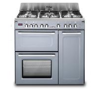 DeLonghi D3VR 908-DF/SLATE 90cm Dual Fuel Range Cooker, Slate Grey, A Rated