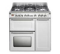 DeLonghi D3VR 908-DF/WH 90cm Dual Fuel Range Cooker - White - A Rated - D3VR908DFWH