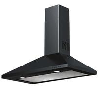Delonghi DCH900BL 90cm Chimney Hood in Black 3 Speed Fan B Rated