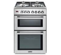 DeLonghi DDC606-DF 60cm Dual Fuel Double Oven Cooker, Stainless Steel, A Rated