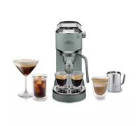 De'Longhi Dedica Duo Expresso Machine with Advanced Milk Steam Wand & Cold Brew Option - Green