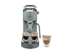 De'Longhi Dedica Duo - Manual Espresso Machine with Cold Brew Green