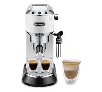 DeLonghi DEDICA EC685 W Espresso Coffee Maker, White, 15 BAR