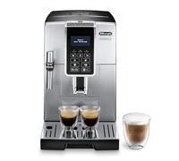 De'Longhi Dinamica - Automatic Coffee Machine 4 Drinks Silver | Bean to Cup with Manual Milk Frother, Espresso and Cappuccino Maker, LCD Display, 2-Cup Function, ECAM350.35.SB