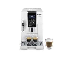 De'Longhi Dinamica, Fully Automatic Bean to Cup Coffee Machine, Cappuccino, Espresso Coffee Maker, ECAM 350.35.W, White