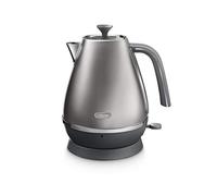 De'Longhi Distinta Flair KBI2001.S, Kettle with a 360° Rotating Base, Integrated Cable Storage, Overheat Protection, Stainless Steel, 1.7L Capacity, 2000W, Silver