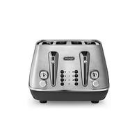 De'Longhi Distinta X CTI4003.M 4 Slice Toaster - Silver, Silver