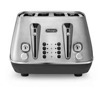 Delonghi Distinta X 4 Slice Toaster in Stainless Steel - CTI4003M
