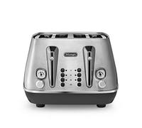 De'Longhi Distinta X CTI4003.M 4 Slice Toaster - Silver, Silver