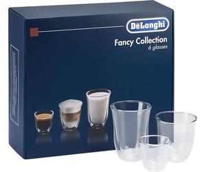 De'Longhi DLKC302 Coffee Glasses, Glass