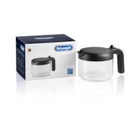 De'Longhi DLSC021 Coffee Machine Accessory Jug - Coffee Pot Black Transparent Glass Plastic 0.75 L 6 Cups