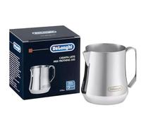 De'Longhi DLSC060 ECO 311.W / BK / R / B Milk Jug, 18/8 Stainless Steel, 350 Ml
