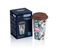 Delonghi DLSC065 Thermal Mug Ceramic with Silicone Lid Flowers