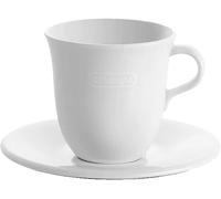DELONGHI DLSC309 Ceramic Cappuccino Cups - Twin Pack, White, White