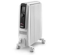 De'Longhi Dragon 4 Oil filled radiator 2KW with electronic timer - White