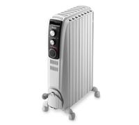 DELONGHI 'Dragon 4' TRD40820T Oil Filled Radiator in White Delonghi White