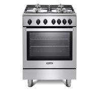DeLonghi DSC 626G-1 BL 60cm Gas Single Oven Cooker, Matt Black, A Rated