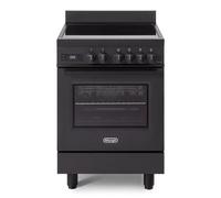 DeLonghi DSC 626IND-1 BL 60cm Induction Single Oven Cooker, Matt Black, A Rated