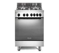 DeLonghi DSC 626MLX-1 60cm Dual Fuel Single Oven Cooker, Stainless Steel, A Rated