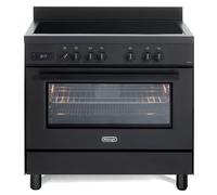DeLonghi DSC 926IND-BL 90cm Induction Range Cooker, Matt Black, A Rated