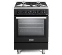 DeLonghi DSC 626G-1 Black Gas Cooker with Single Oven