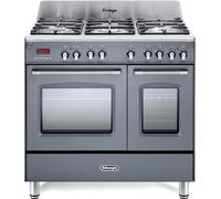 DeLonghi DVTR 906-DF/SLATE Vintage 90cm Dual Fuel Range Cooker A