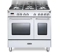 DeLonghi DVTR 906-DF/WH Vintage 90cm Dual Fuel Range Cooker A