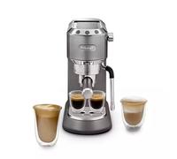 De'Longhi EC885.GY Dedica Arte Manual Espresso Coffee Machine with Milk Frother - Grey