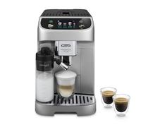 De'Longhi ECAM322.70.SB Magnifica Plus Automatic Coffee Machine with LatteCrema Hot, Bean to Cup Espresso Machine with 18 One-Touch Recipes, Full-Touch Control Panel, 1450W, Silver/Black