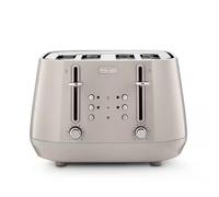Delonghi Eclettica 4 Slice Toaster in Beige - CTY4003BG