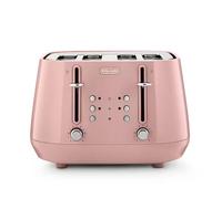 Delonghi Eclettica 4 Slot Toaster Playful Pink - Pink